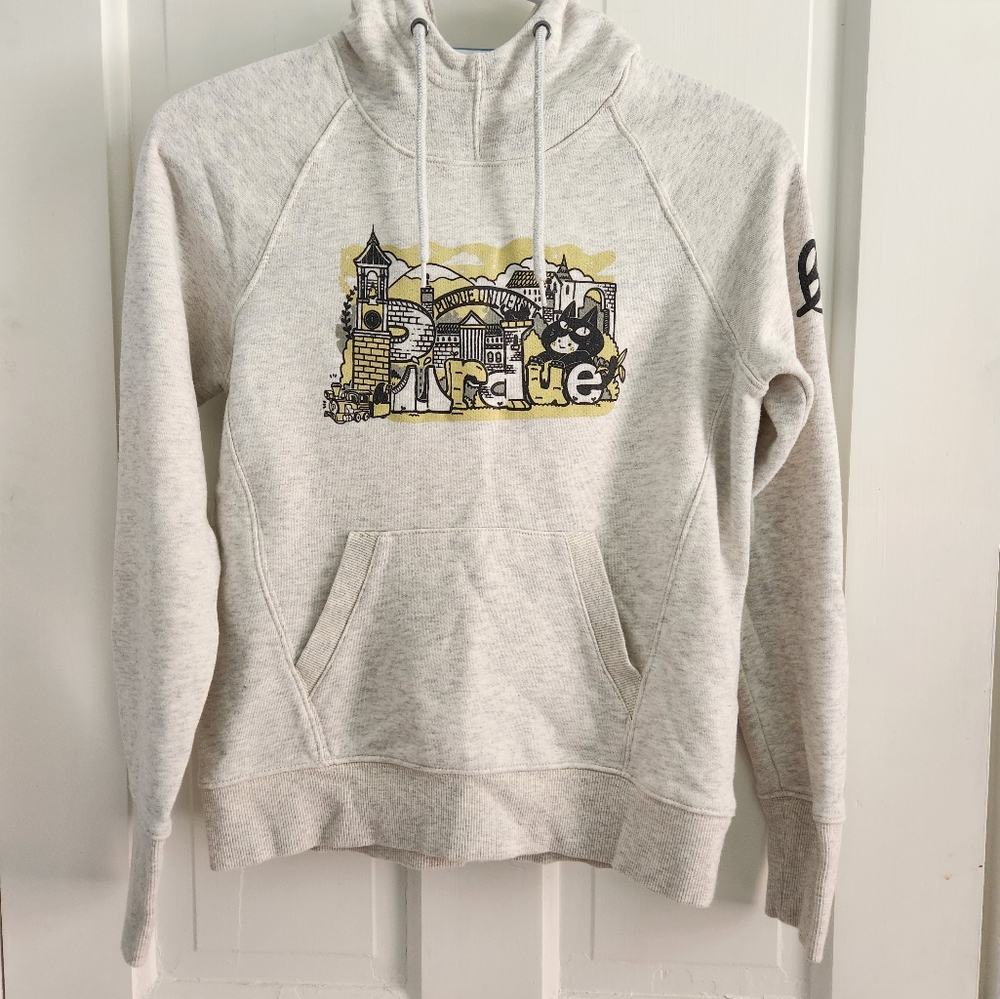 Purdue Baö Cowlneck Hoodie EUC XS